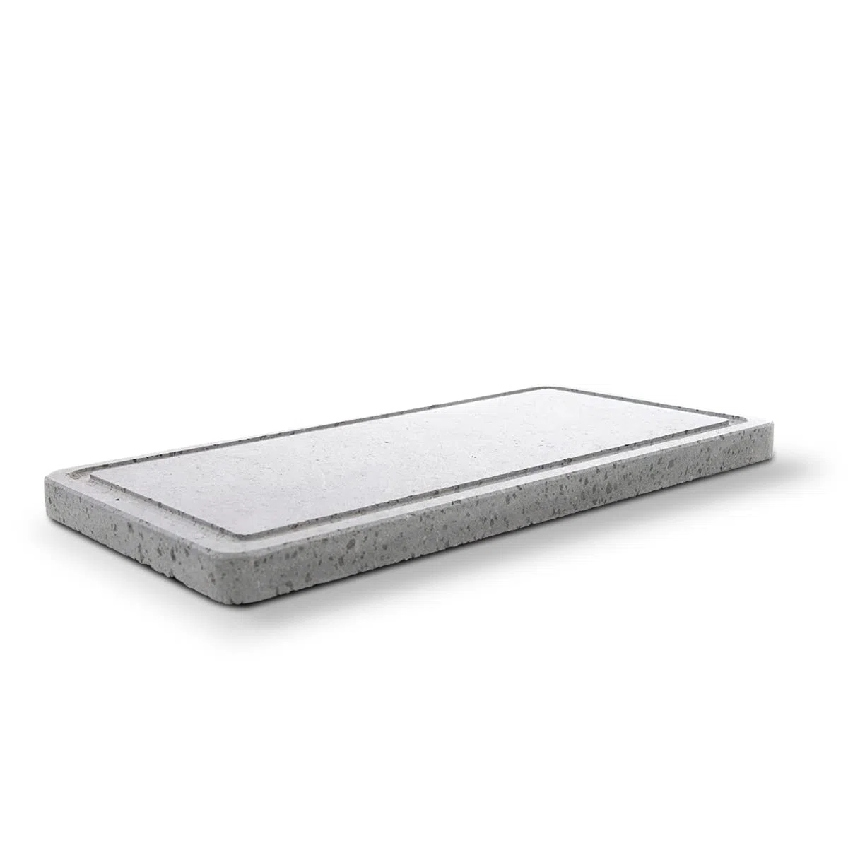Piedra Volcánica para Asar Carne - Medidas 37 x 19 x 2 cm - Ideal para Barbacoas y Compatible con Horno - Plancha de Piedra para Cocinar Carne, Pescado o Verduras - Dekobe