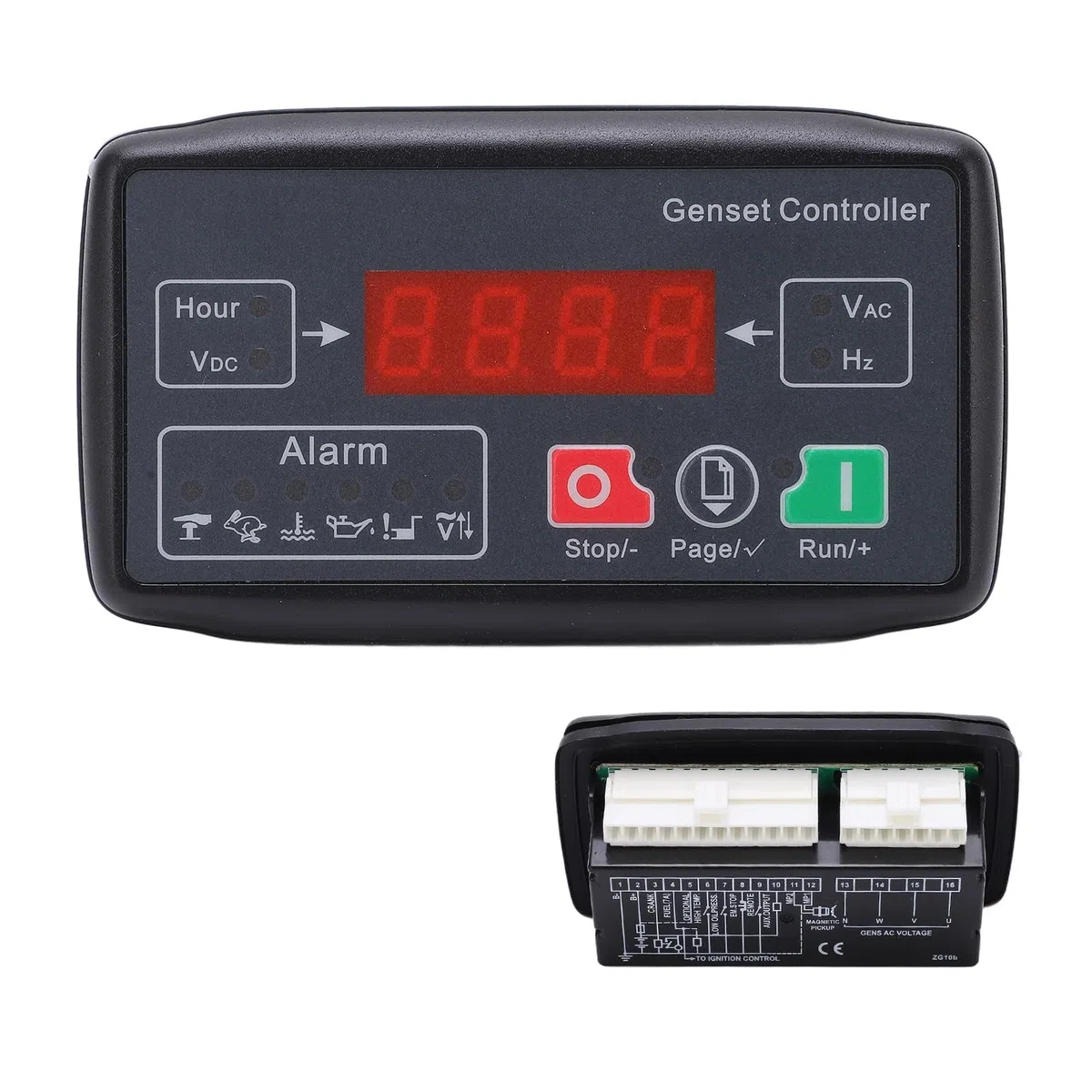 Controlador de Grupo Electrógeno MGC100 Módulo de Control de Arranque Y Parada Automático Conjunto de Generador único Protección de Arranque para Pequeños Grupos Electrógenos de Gasolina Diésel