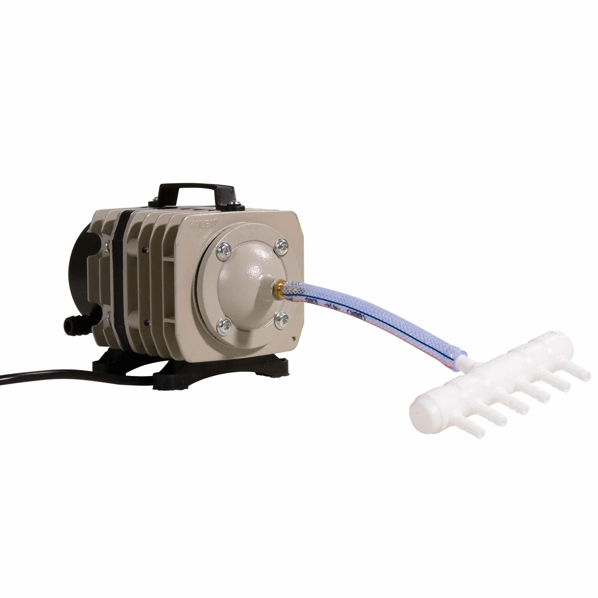 Hailea Bomba de aire/compresor de pistón Hailea ACO 318, 60 l/min, 18,2x9,5x11,6 cm, gris