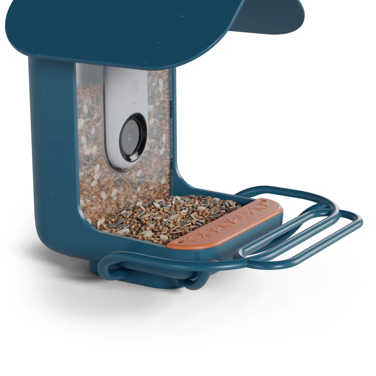 BIRD BUDDY® Extensor de Percha Original para comedero Inteligente para pájaros con cámara (Azul)