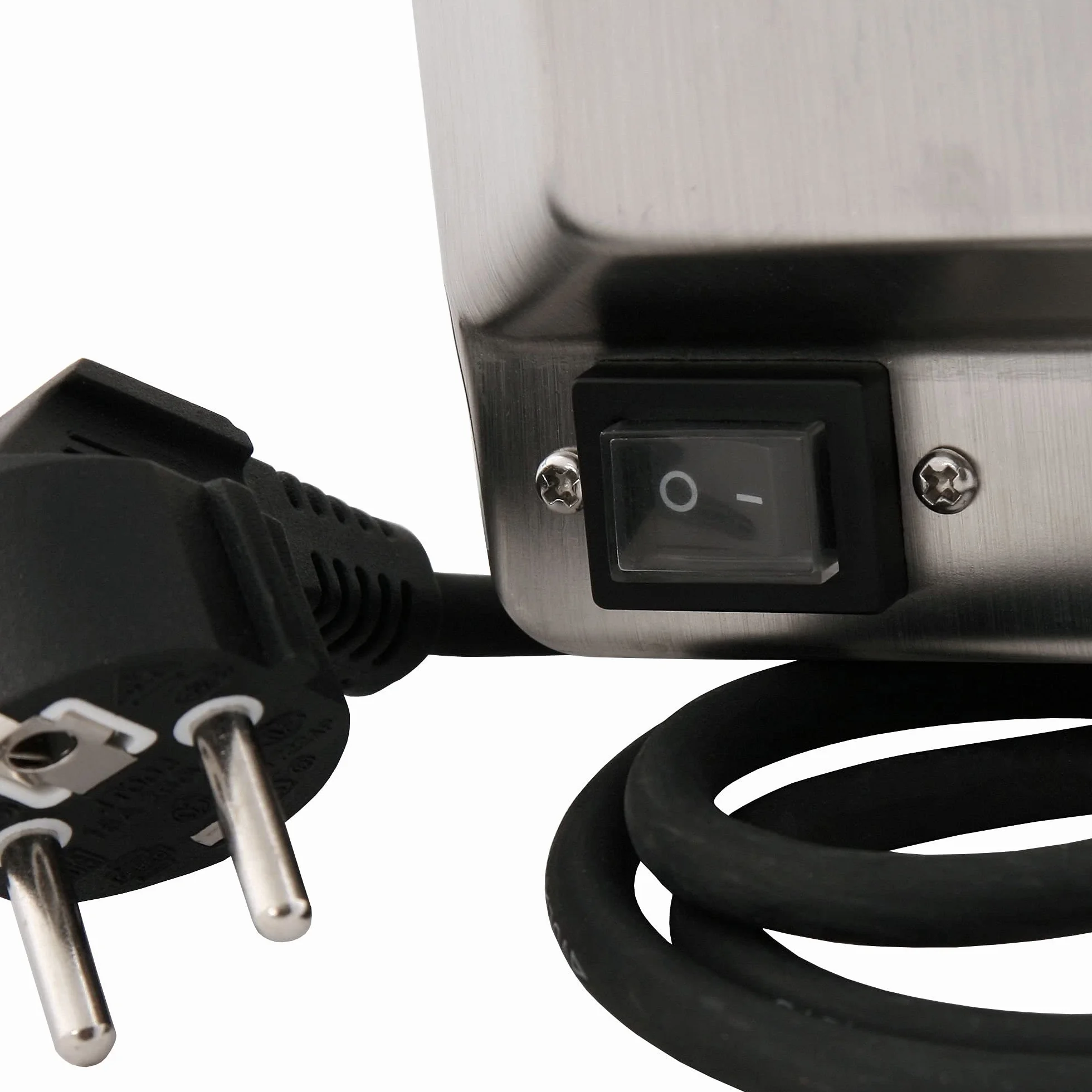 BBQ-Toro Motor de Acero Inoxidable para Brochetas de Parrilla | 220-240V | Carga hasta 10 kg | Motor Giratorio para Asador, Barbacoa, Shish Kebab