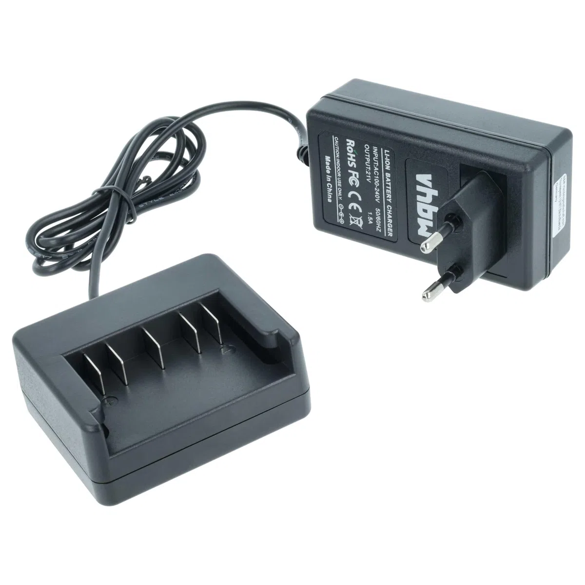 vhbw Cargador Compatible con Bosch GSA 18 V-LI, GSB 18-2-LI, GSB 18 VE-2-LI, GSB 18v-li, GSB 18 V-LI, GSK 18 V-LI Herramientas, baterías