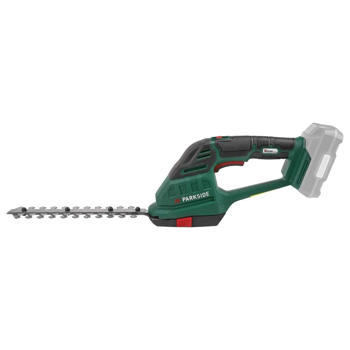 PARKSIDE PAGS 20-Li - Tijeras para césped y arbustos a batería de 20 V, sin batería y cargador X20 V Team