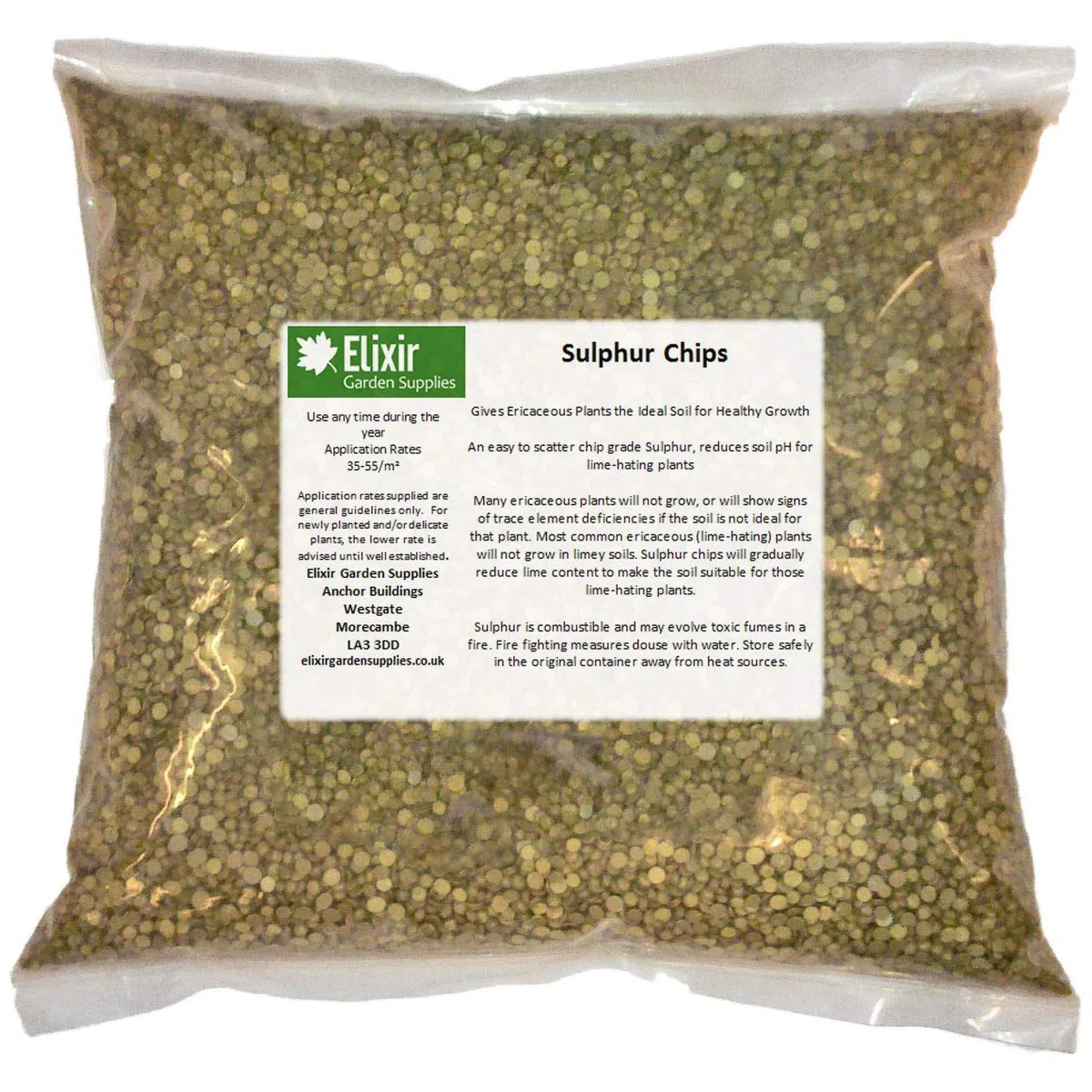 Portal Cool Chips de azufre 750G Jardín Fertilizantes