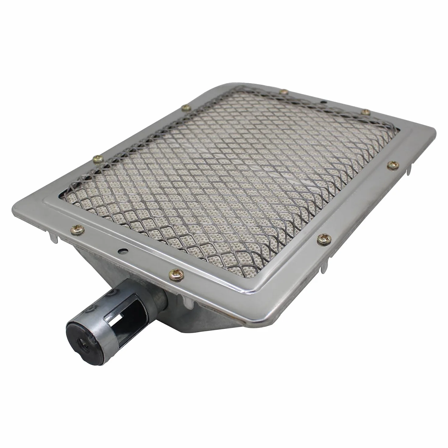 Quemador cerámico infrarrojo gas grill bbq camper para estufa camping gas butano barbecue horno (Longitud de tubo 50mm)