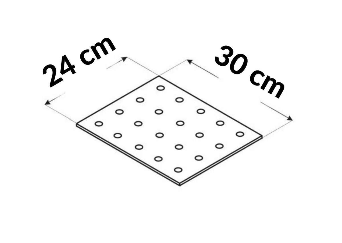 Generic Rejilla de hierro fundido para chimenea, 24 cm x 30 cm