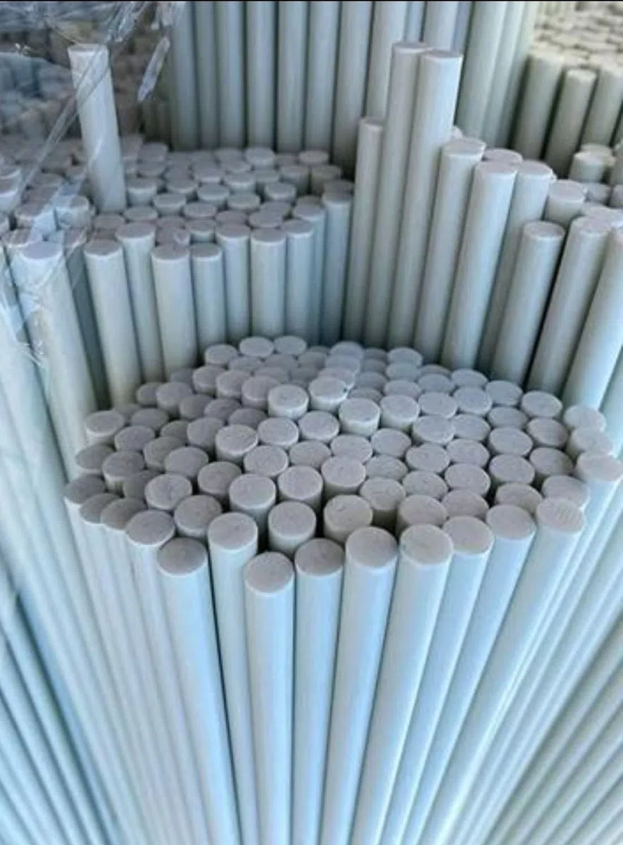 Pack de 50 Tutor de Fibra de Vidrio. Altura 150 cm. y 7 mm de Grosor. Tutores para Sus frutales, Olivo, Vid, Plantas Ornamentales etc.