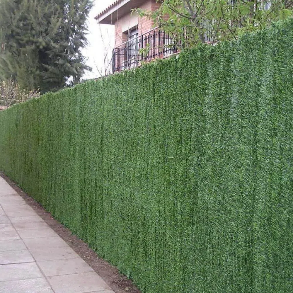 Mugar- seto artificial de jardín- cerramiento con 90% de ocultación. Valla para jardín decorativa. Tres medidas disponibles. (1,5x3m)