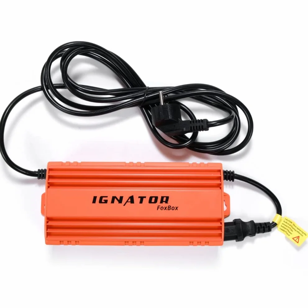 Balastro Electrónico FoxBox 600W (Plug & Play) Incluye Cable para Reflector 1.5M con Clavija Plug & Play
