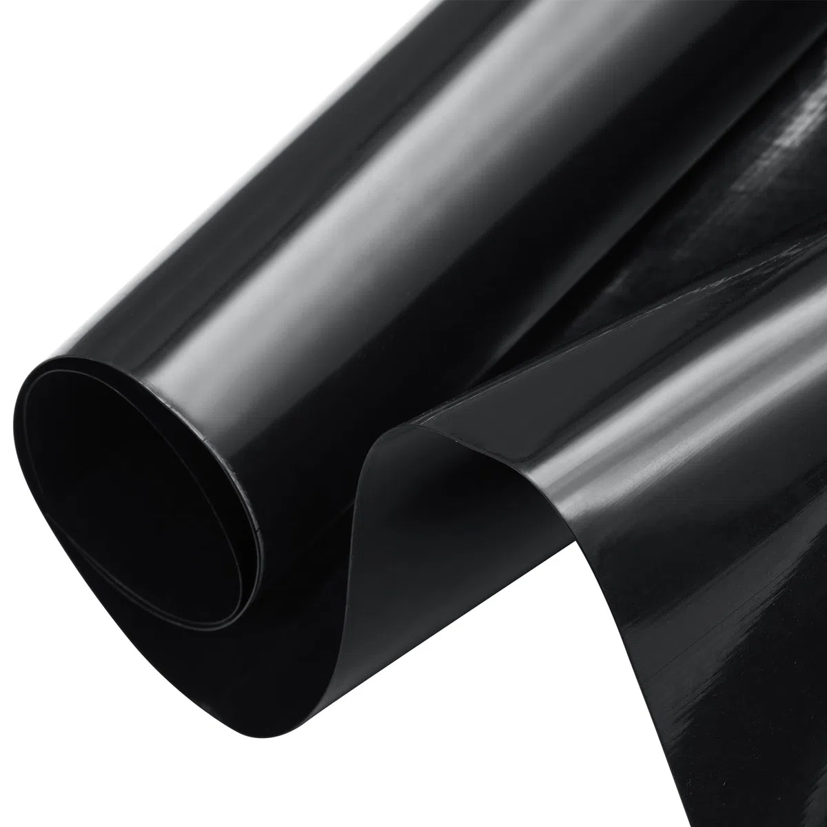 Lámina para estanque de 2 x 6 m, grosor de 0,5 mm, color negro, HDPE para estanques, para estanques de peces, fuentes, estanques de agua, cascada, estanque de jardín