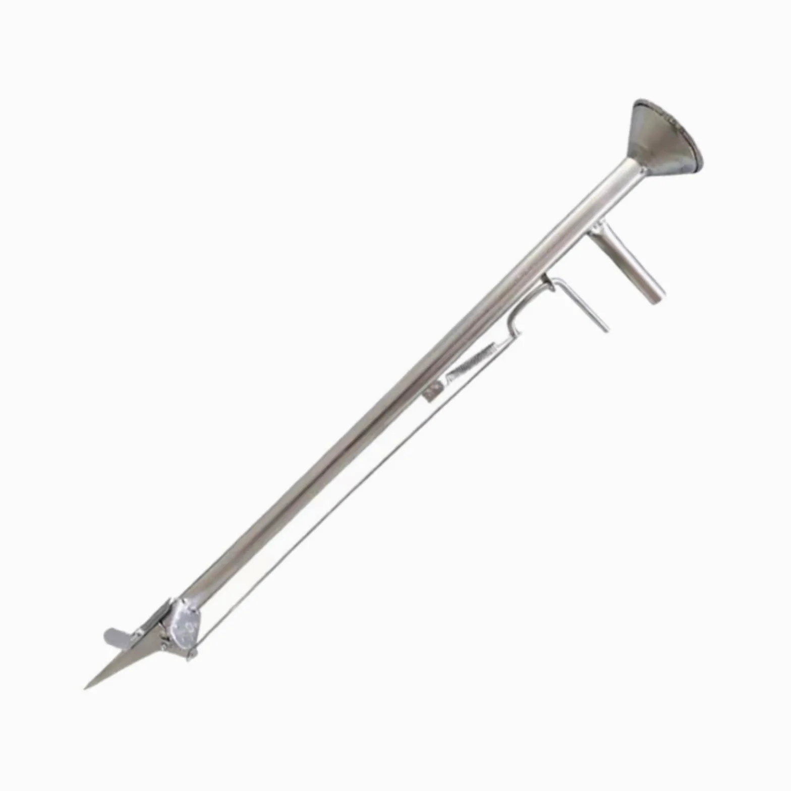 Sembradora de Jardín Plantador Manual Sembradora de Hortalizas Herramienta de Siembra Y Fertilización Material Resistente Adecuada para Domés, Longitud 93cm