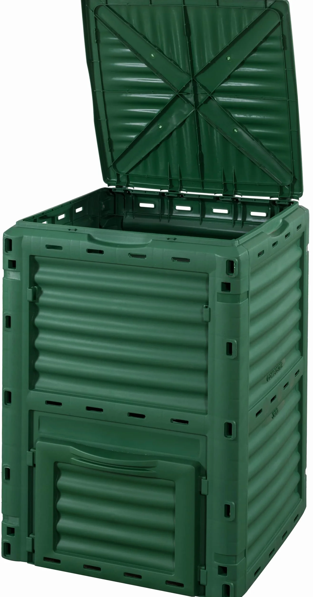 Linea Garden Friend C1933431 Composter 300 l. De polipropileno resistente a la intemperie, verde.