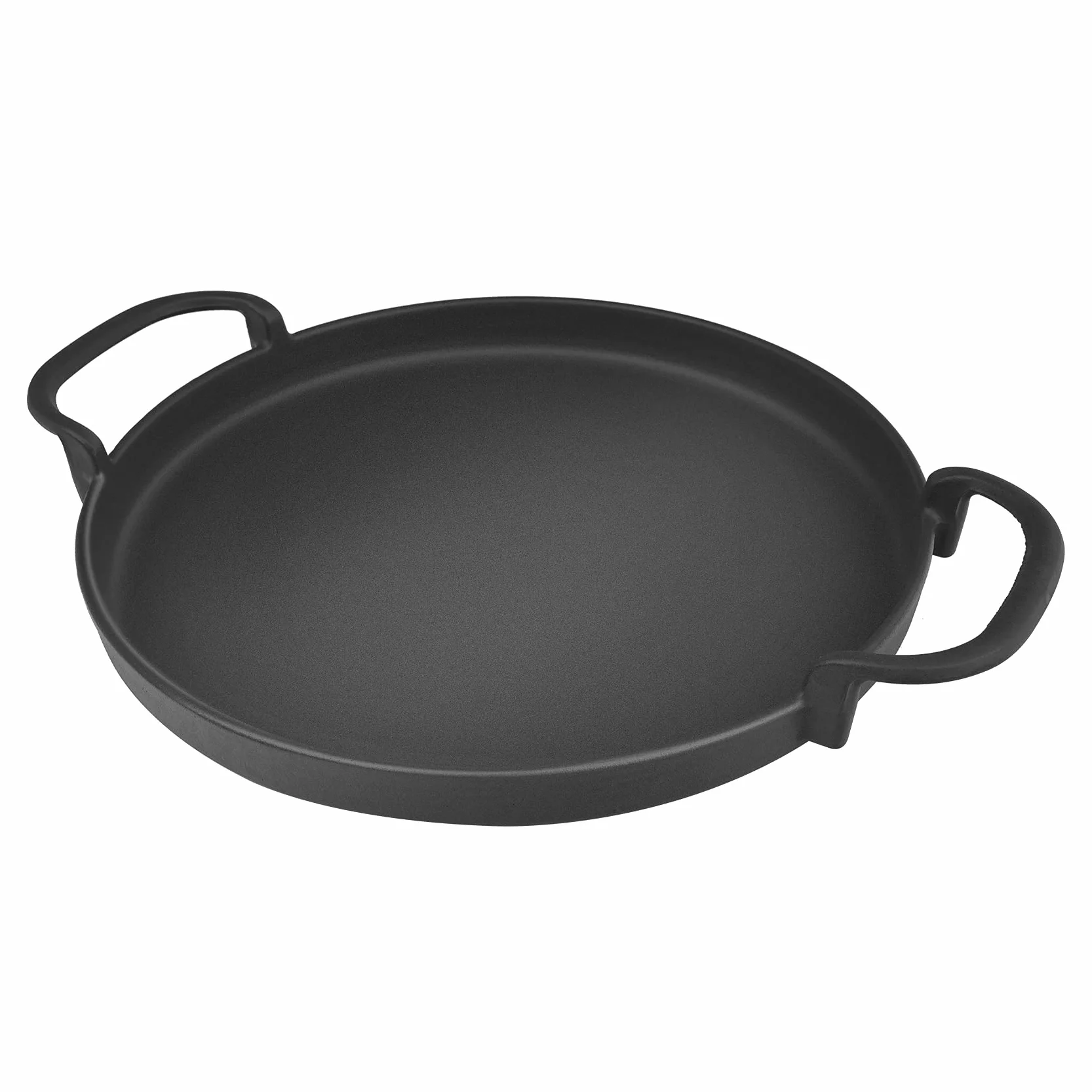 Onlyfire Plancha Hierro Fundido pare Weber 7421 Gourmet BBQ System, para Parrilla de Carbón Weber Original Kettle Premium de 57 cm, Ø30.5cm, Negro