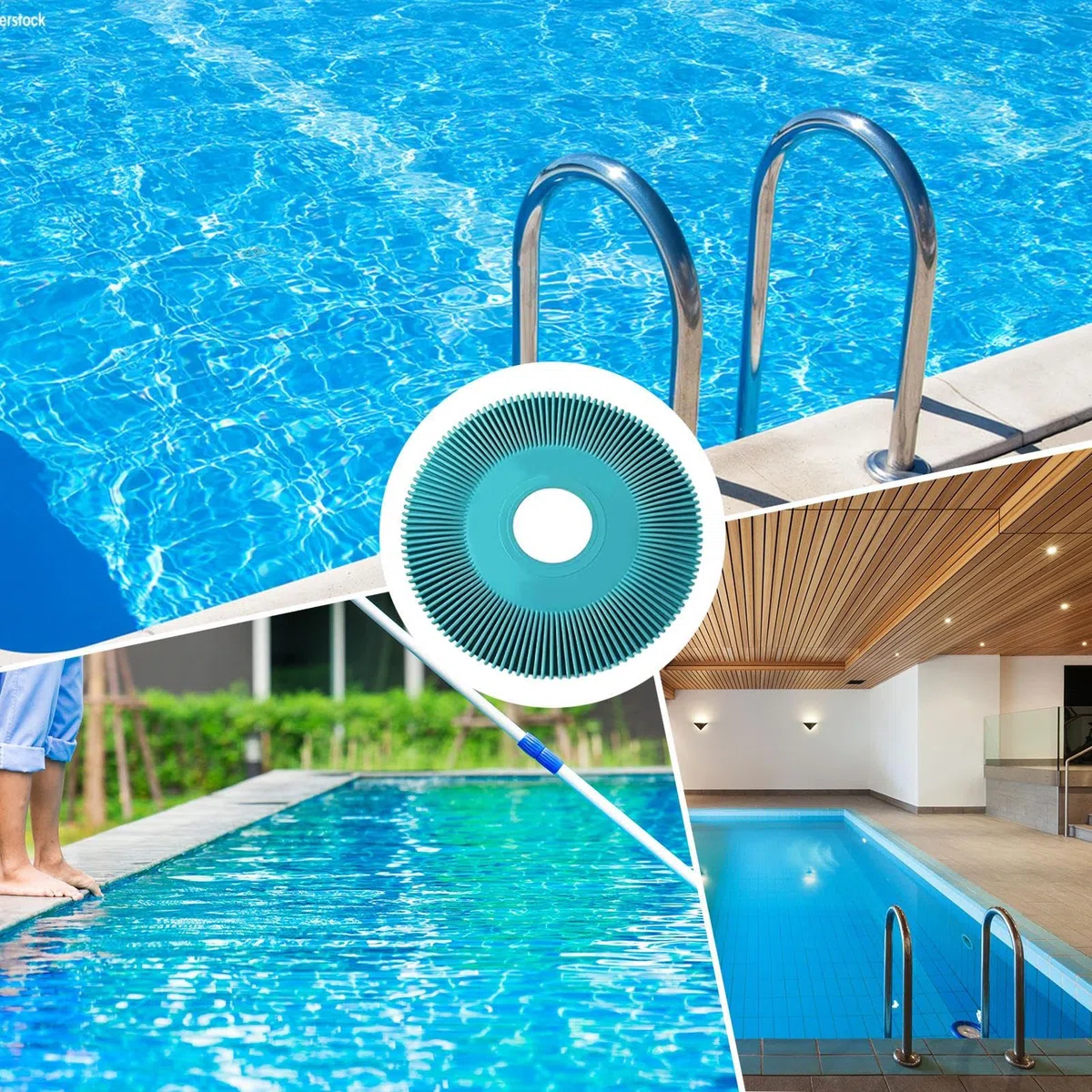 Sello de vacío Plisado para Limpiador de Piscinas, reemplazo de Sello Plisado, Anillo Plisado con Sello de Goma Plegable Estable, Sello de vacío de Repuesto para Limpiador de Piscinas,