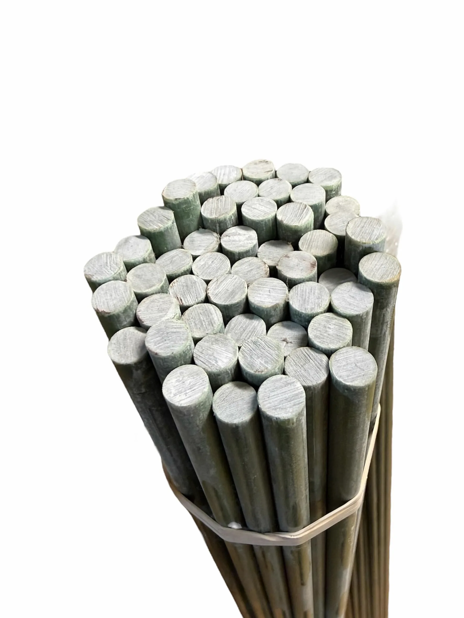 Tutor Varilla de Fibra Maciza para plantaciones de árboles 9 mm x 120 cm, 25 UDS. Utilizada también como Postes para pastores eléctricos.