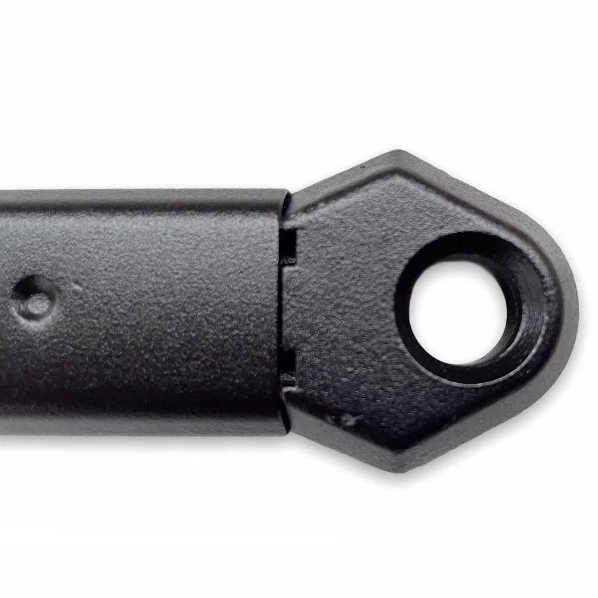 Teletoldo – Kit de Brazos para Toldo de Balcón de 50 ctms. con Sujeción a Barandilla ● Muelle Retráctil ● Pletinas + Tornillos + Embellecedores Incluidos ● Color Negro