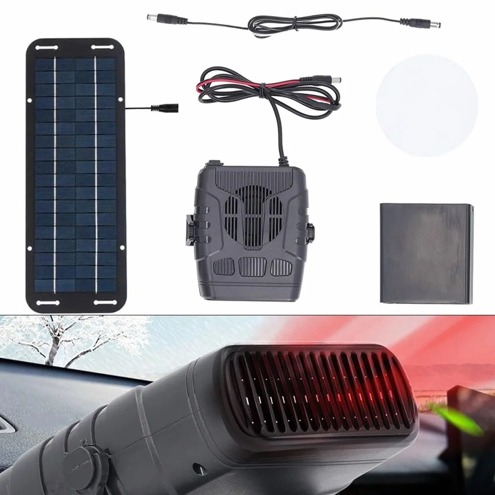 Calentador de panel solar Plus, calentadores de invernadero, calentador de panel solar, calentador solar portátil con doble USB, calentador de panel solar para calefacción en seco, calentador de