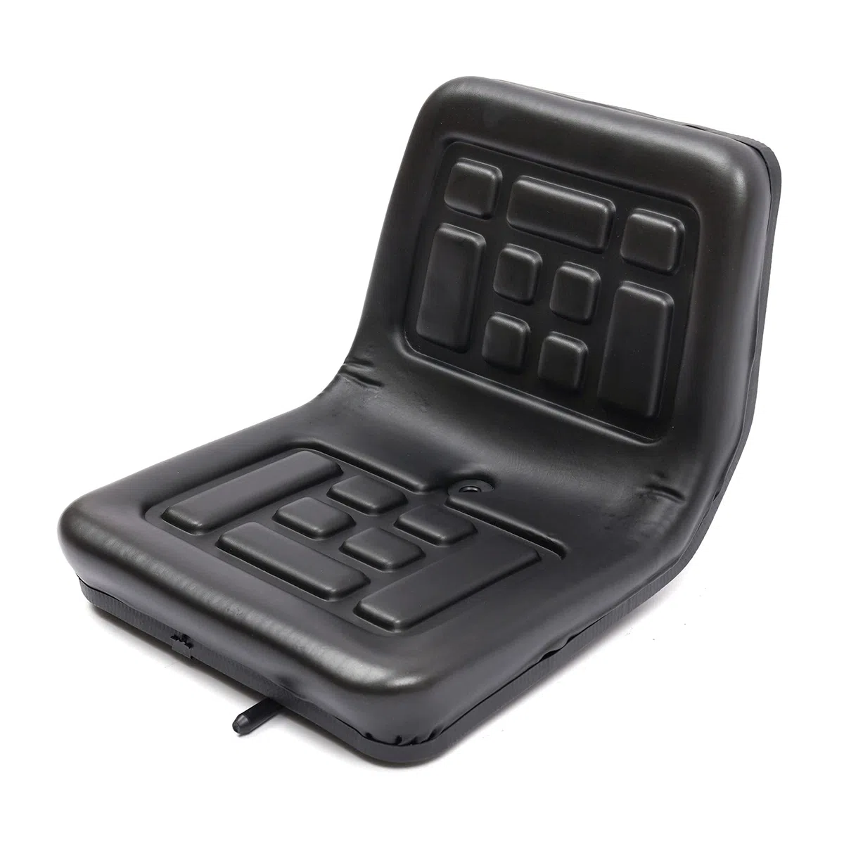 Asientos de tractor cuero PU grueso, asiento tractor cortacésped Con un orificio de escape, Asiento de tractor universal Equipado con rieles deslizantes Asiento de tractor impermeable placa de hierro