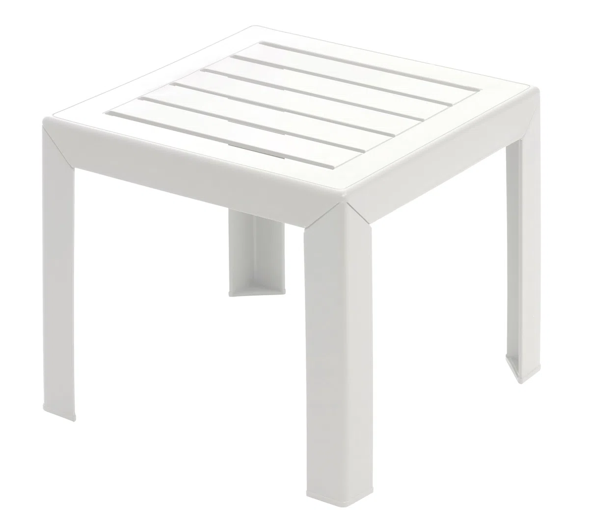GROSFILLEX 53001004 Miami Mesa Auxiliar, Blanco, 40 x 40 cm