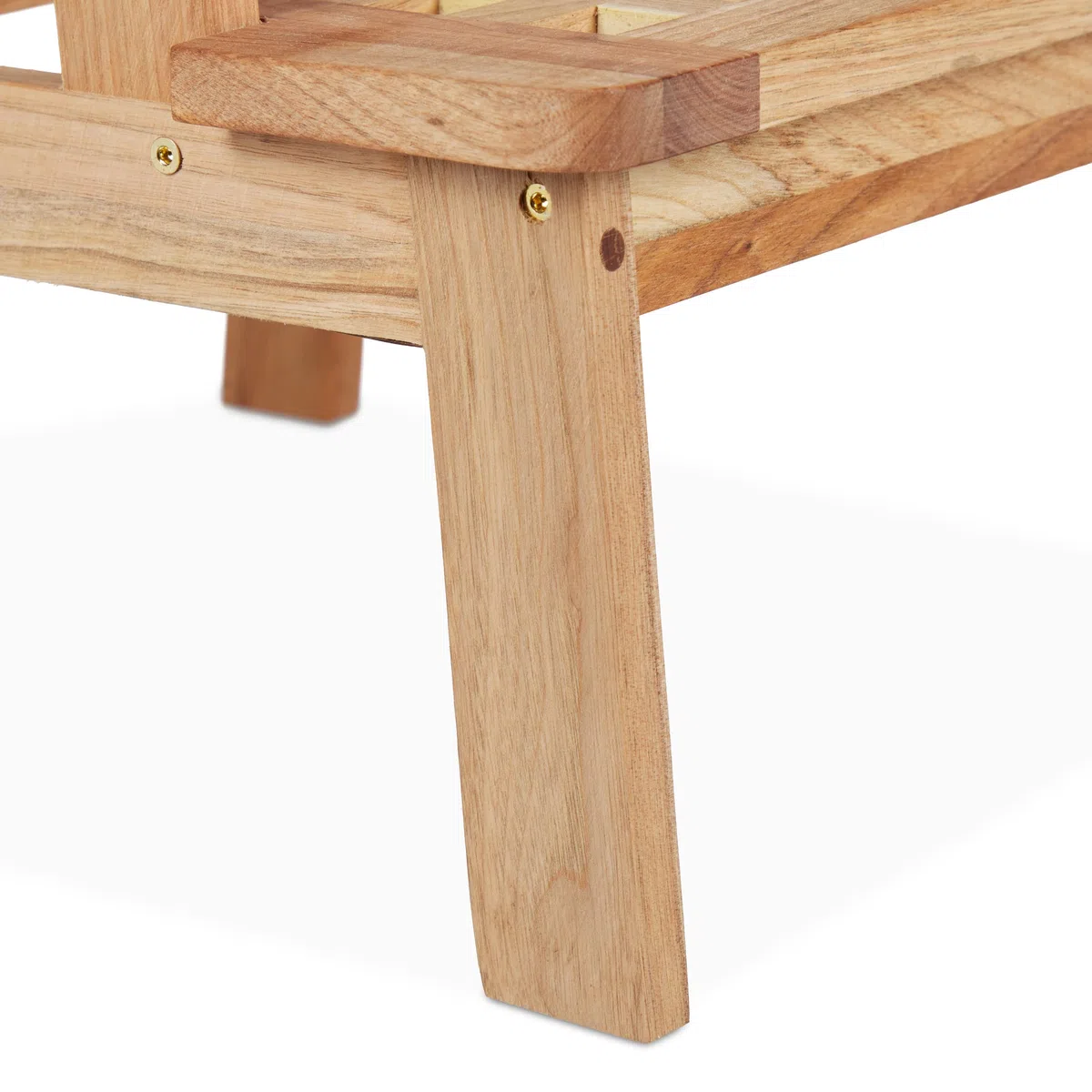Relaxdays Taburete de Madera de Nogal, 2 Peldaños, para Niños, hasta 60 kg, 47 x 38 x 38 cm, para Poner Plantas, Natural