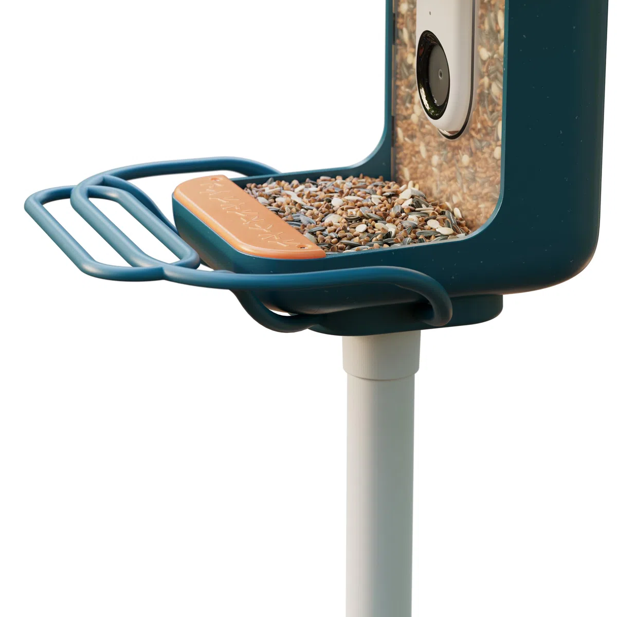 BIRD BUDDY® Extensor de Percha Original para comedero Inteligente para pájaros con cámara (Azul)