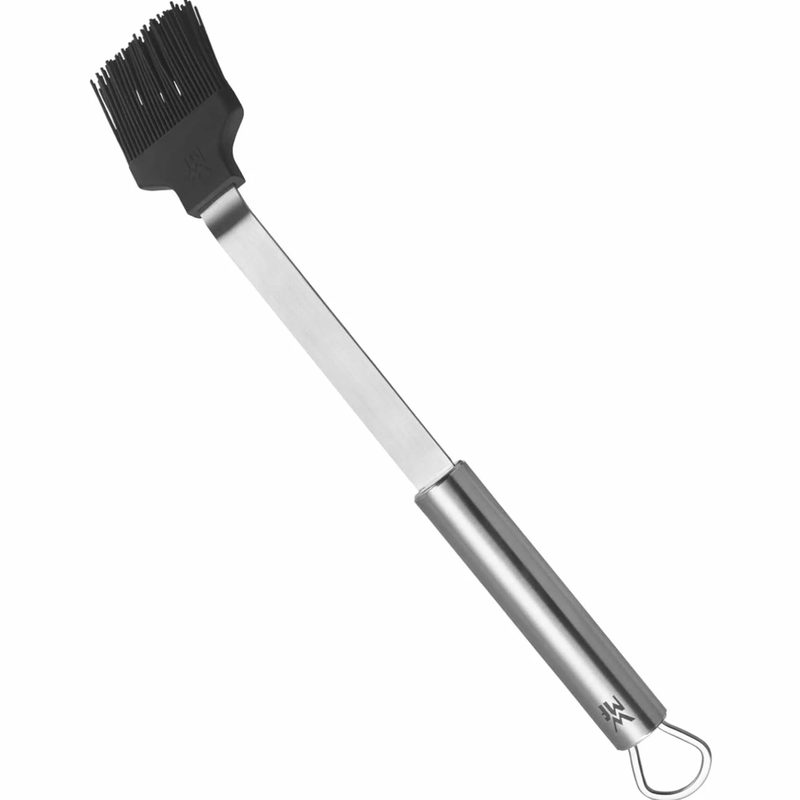 WMF Pincel de marinado para barbacoa, largo 38 x 5,5 cm, para barbacoa, con cerdas de silicona, acero inoxidable Cromargan, marinado uniforme