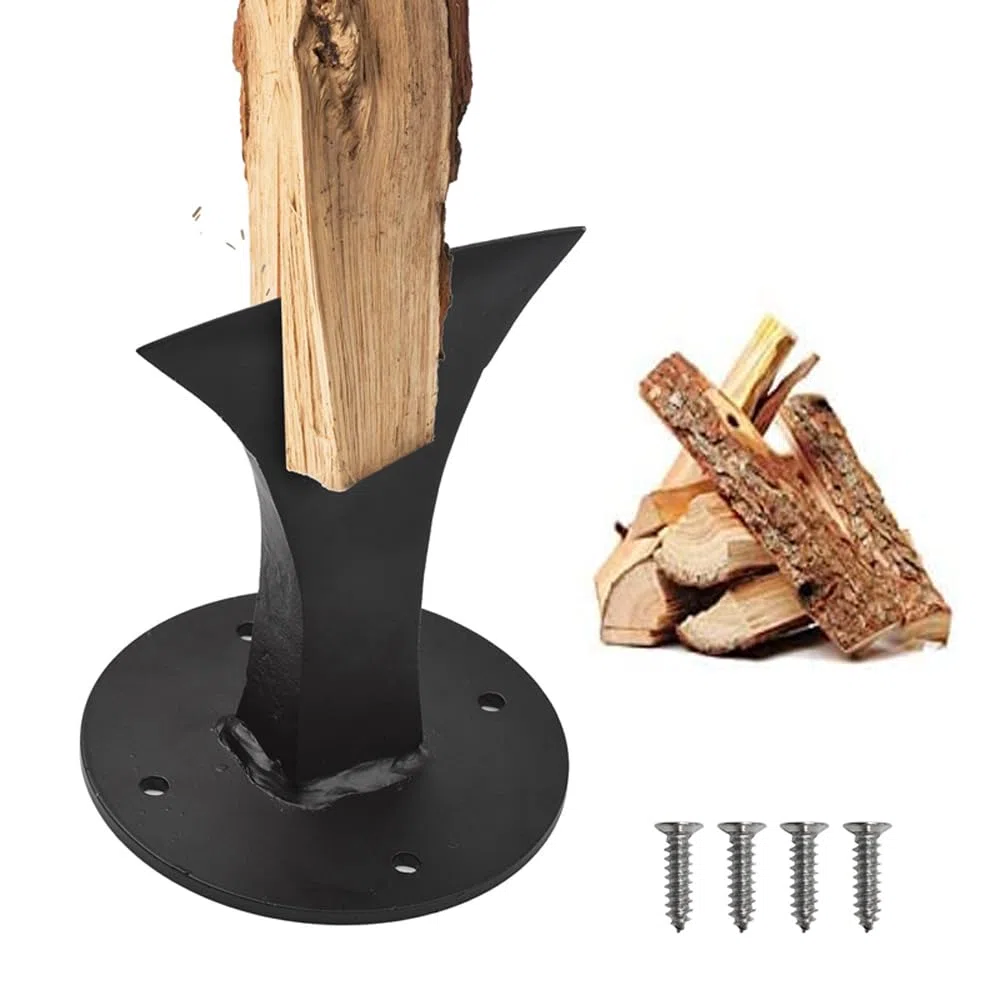 Divisor de Leña, Firewood Splitter,Divisor de Cuña de Madera Rápida, Herramienta de División Resistente,Divisor de Leña Pequeño,Divisor de Troncos Manual para Estufa de Leña Pequeña para Chimenea
