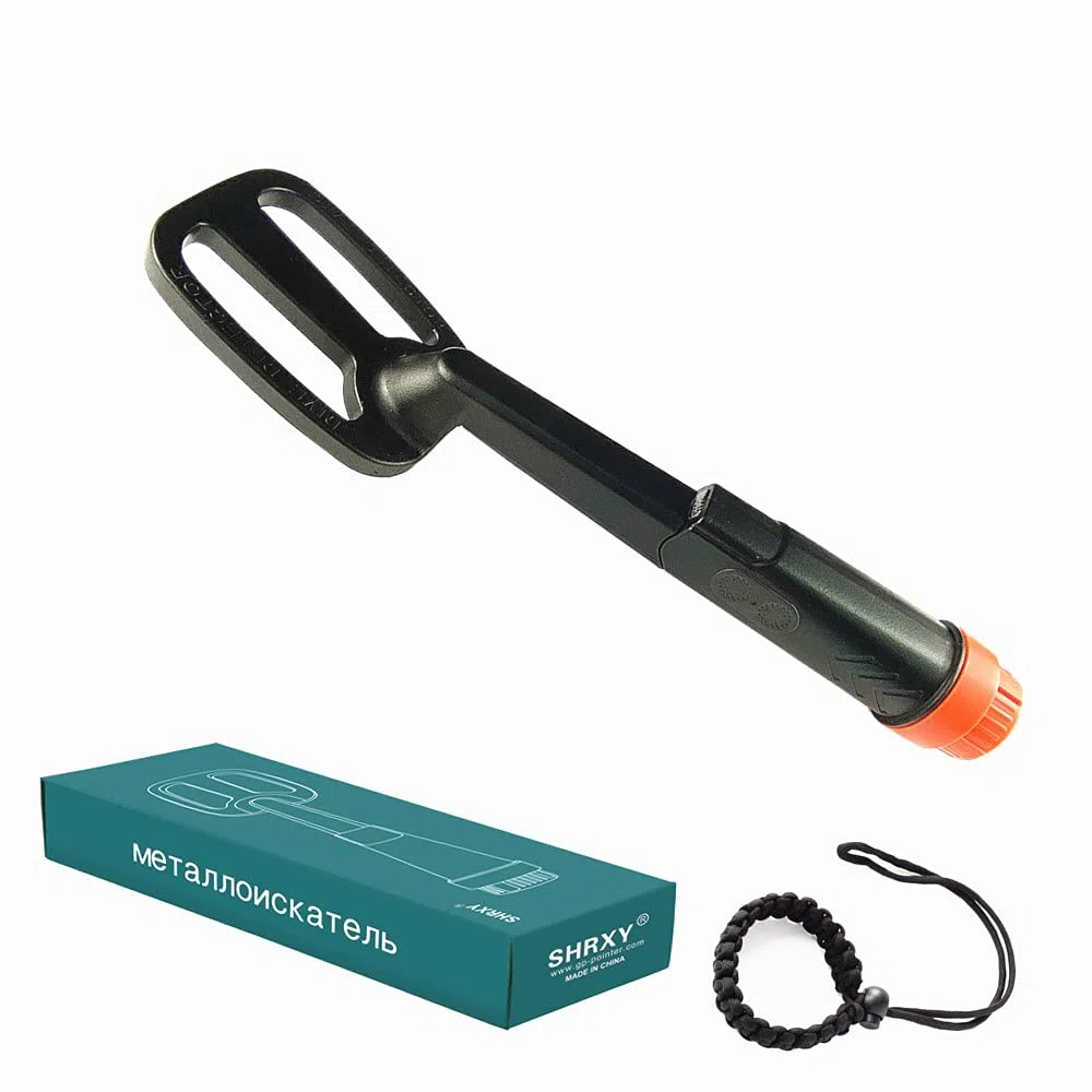 Detector de Metales Impermeable Buceo Detector de Metales Subacuático Pulso Bobina Pinpointer Detección (Negro)