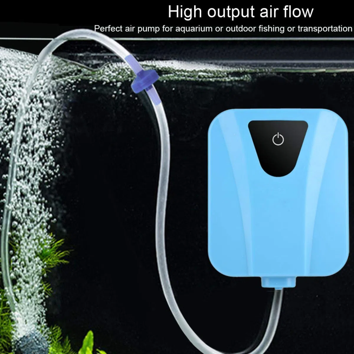 Bomba de Estanque Solar,Aireador de Estanque Solar,Bomba de Aire con Tubo,Bombas de Aire Bomba de Oxígeno Día y Noche para Jardín,Estanque,Acuario,Piscina al Aire Libre,Estanque de Pesca