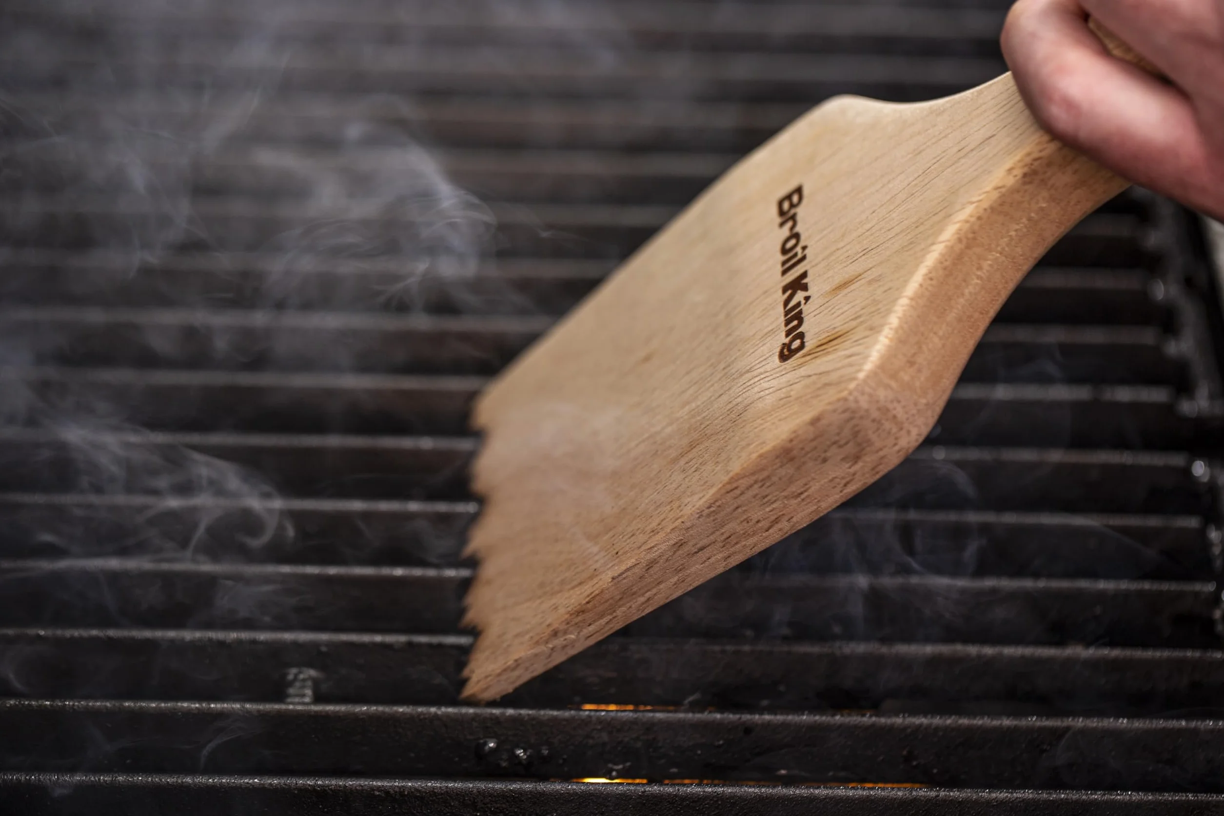 Broil King Wood BBQ Grill Scraper Limpiador de parrillas - Accesorios de barbacoa/grill al aire libre (Limpiador de parrillas, Madera, Madera, Madera, Rectangular, 1 pieza(s))