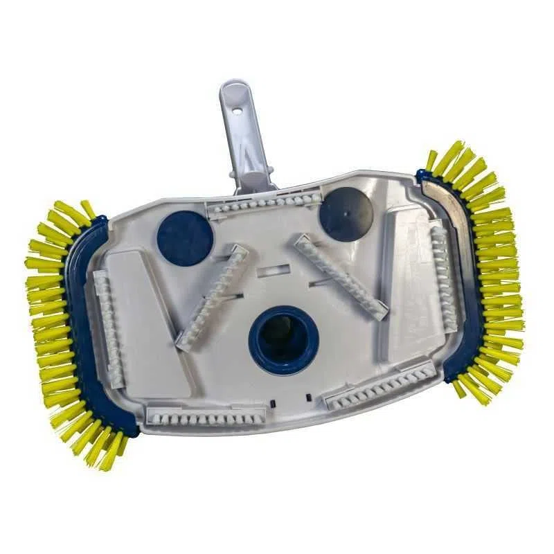 Limpiafondos Manual de aspiracion con cepillos Bicolor, conexion Clip