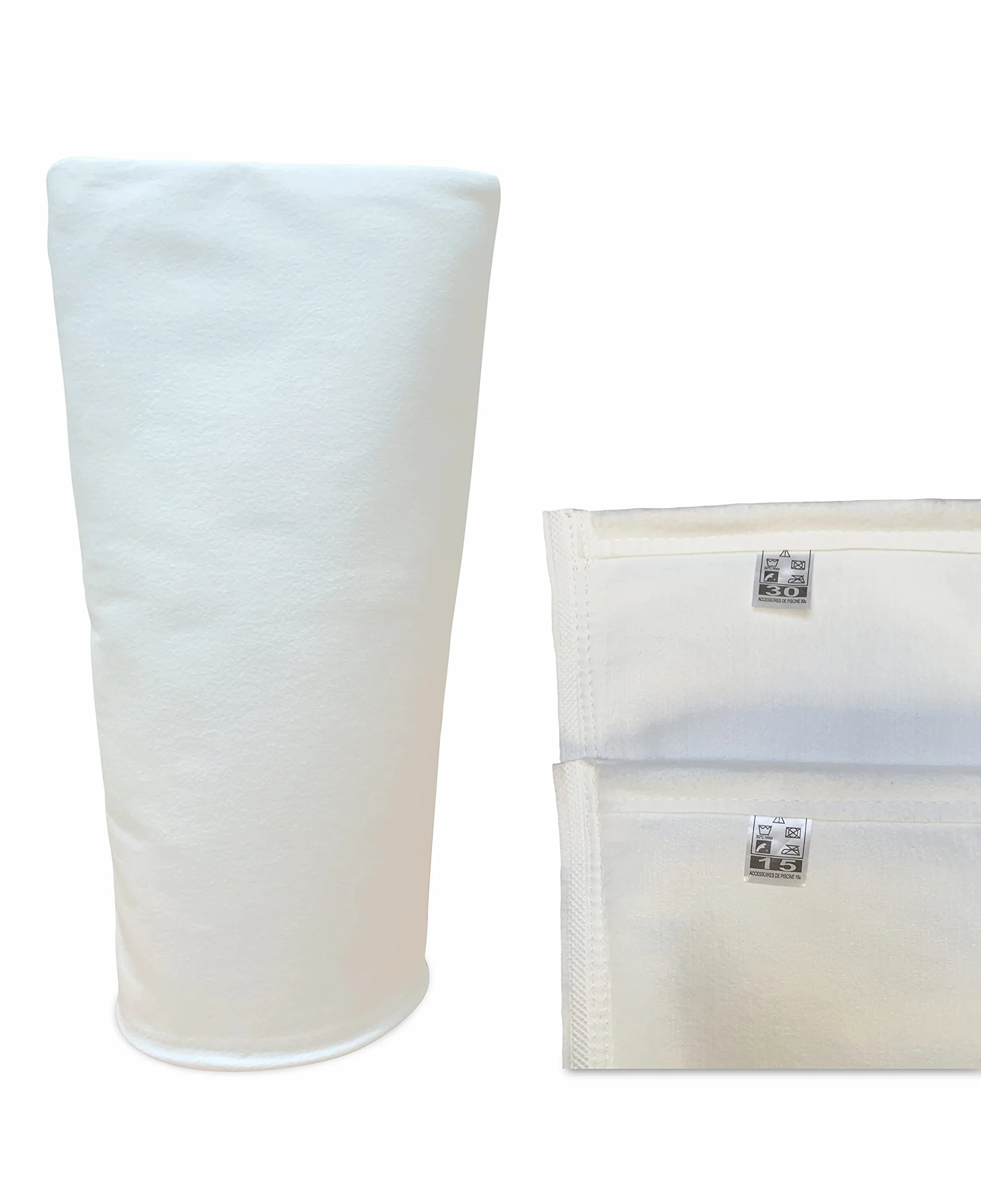 Bolsillos filtrantes compatibles con piscina Desjoyaux - lote: 15 micras y 30 micras