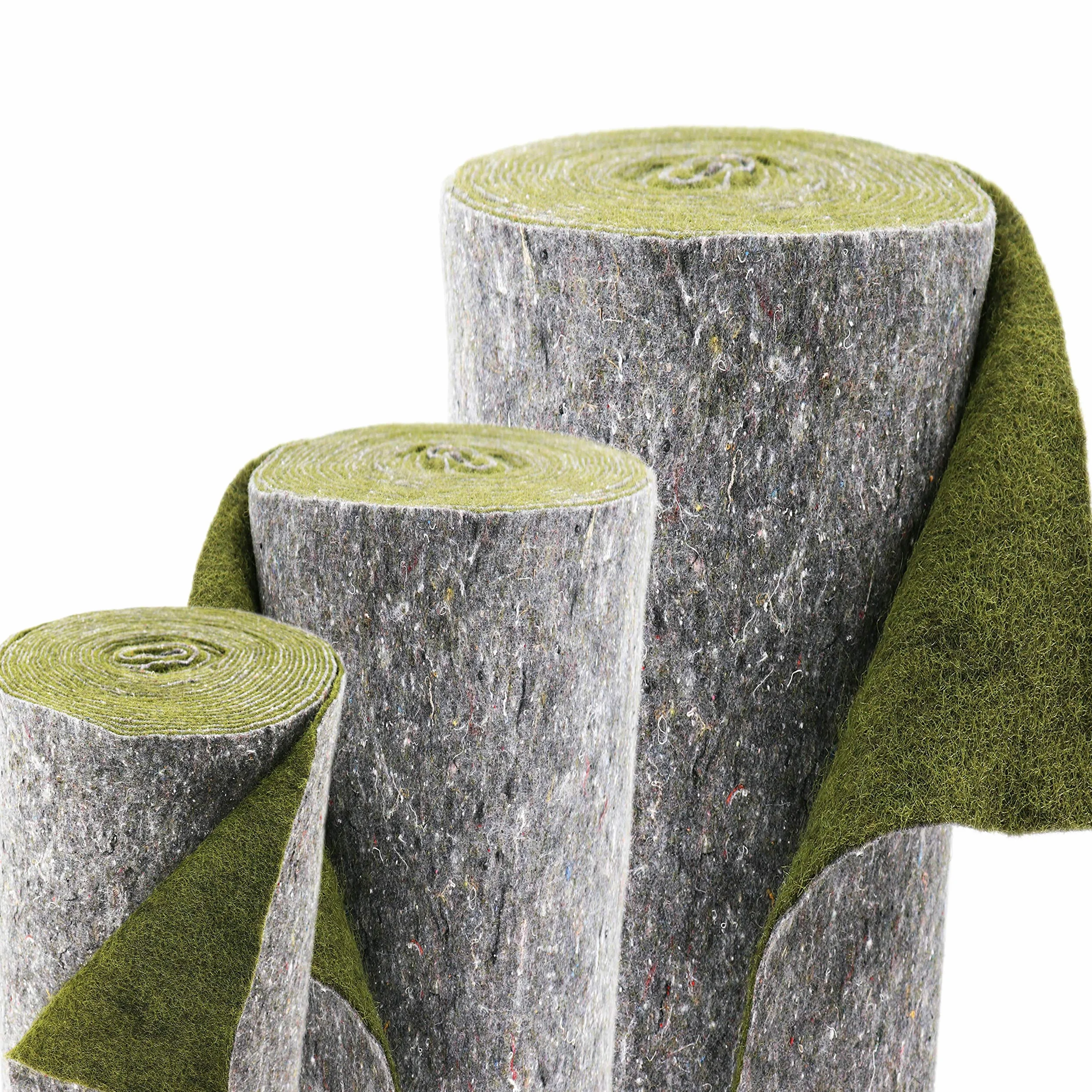 Tapete de orilla de 6m x 0,5m tapete de terraplén verde tapete de borde de estanque para el revestimiento del estanque