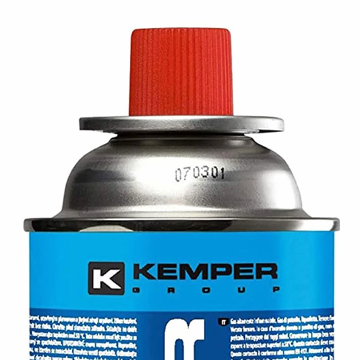 KEMPER - Pack de 12 cartuchos de gas butano, 220 g, para aparatos de gas, norma UN2037