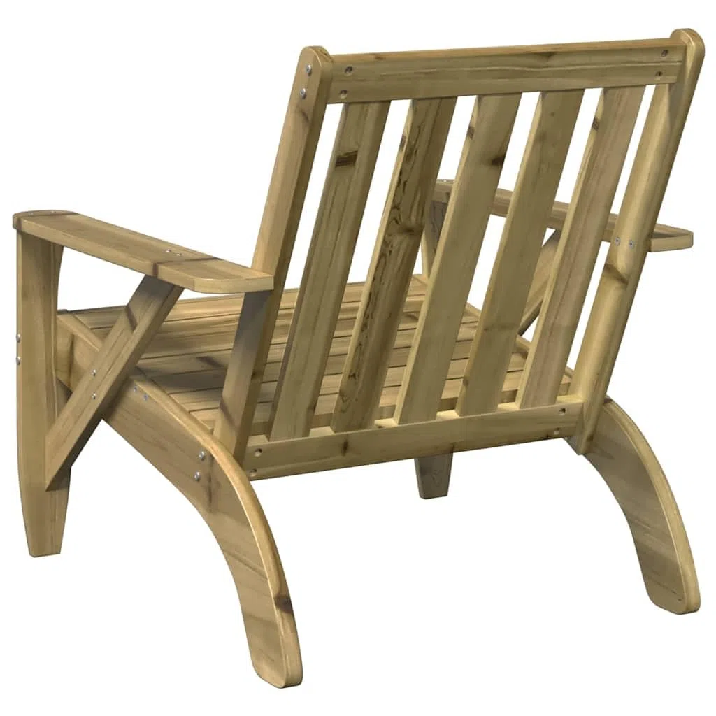 vidaXL Sillas Adirondack de jardín 2 Unidades 75x77x77 cm