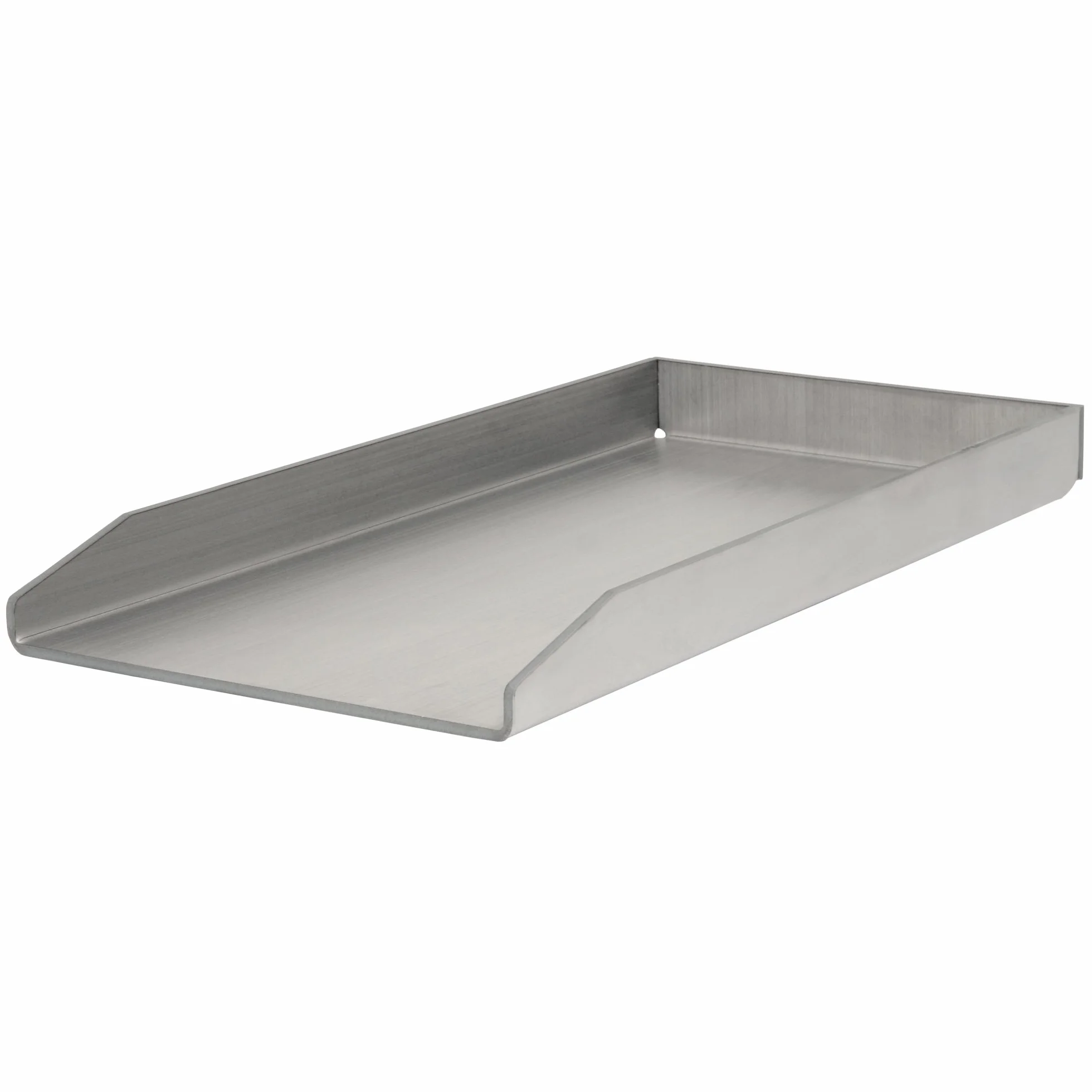 BBQ-Toro Plancha Rectangular en Acero Inoxidable para Parrilla | 26 x 43,4 cm | Adecuada para Weber Grill | Placa Universal | Barcaboa de Gas y Carbón