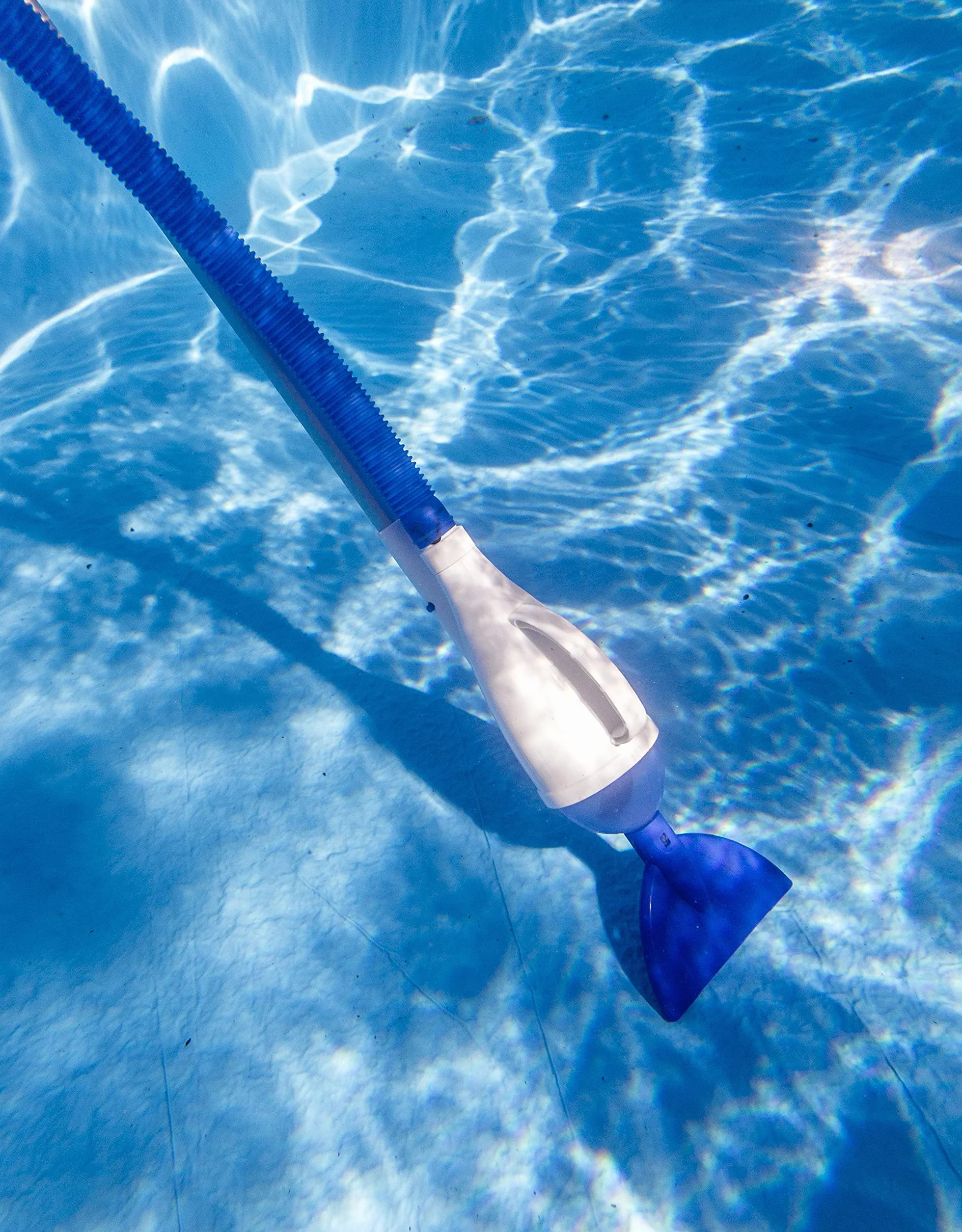 Gre 08011A - Limpiafondos de Aspiración de Piscina con Succión Manual 2m3/h “Little Vac”. para el Fondo de Piscinas Pequeñas y Medianas.