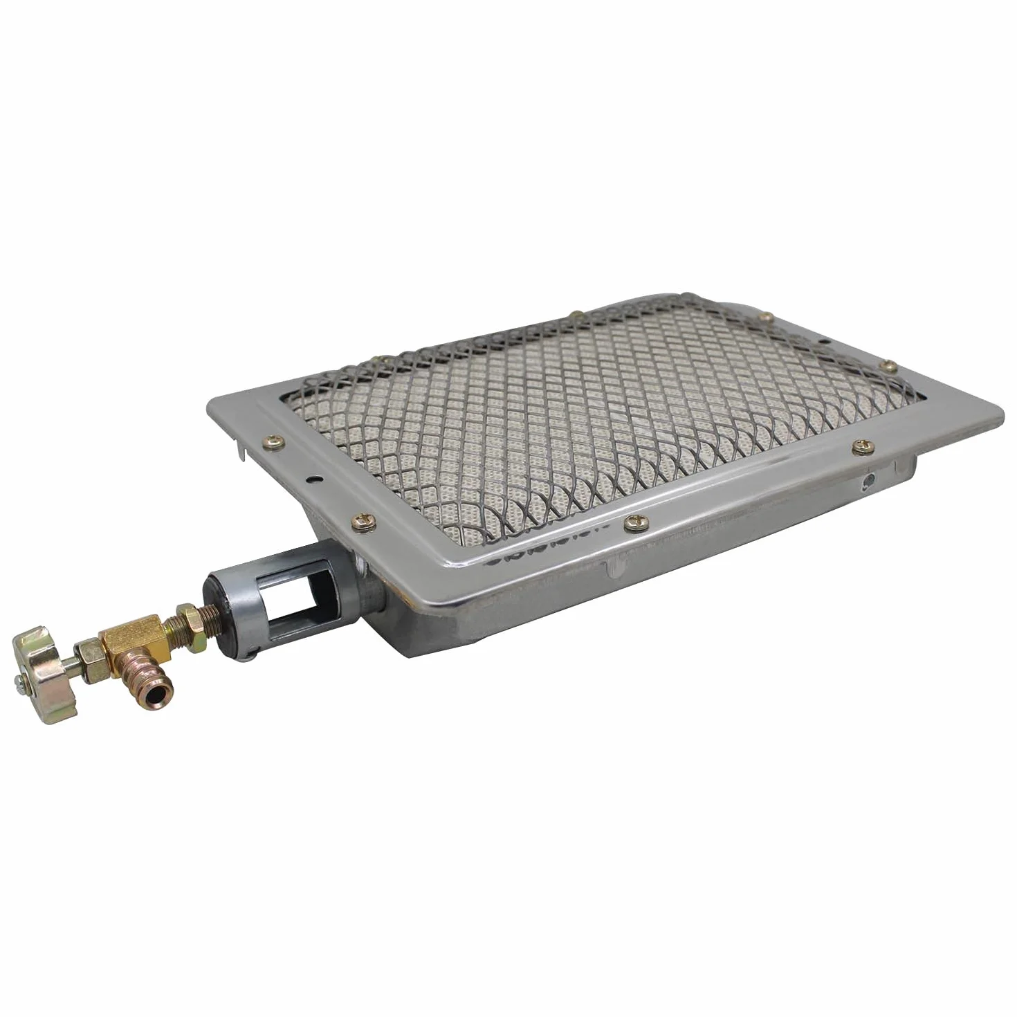 Quemador cerámico infrarrojo gas grill bbq camper para estufa camping gas butano barbecue horno (Longitud de tubo 50mm)