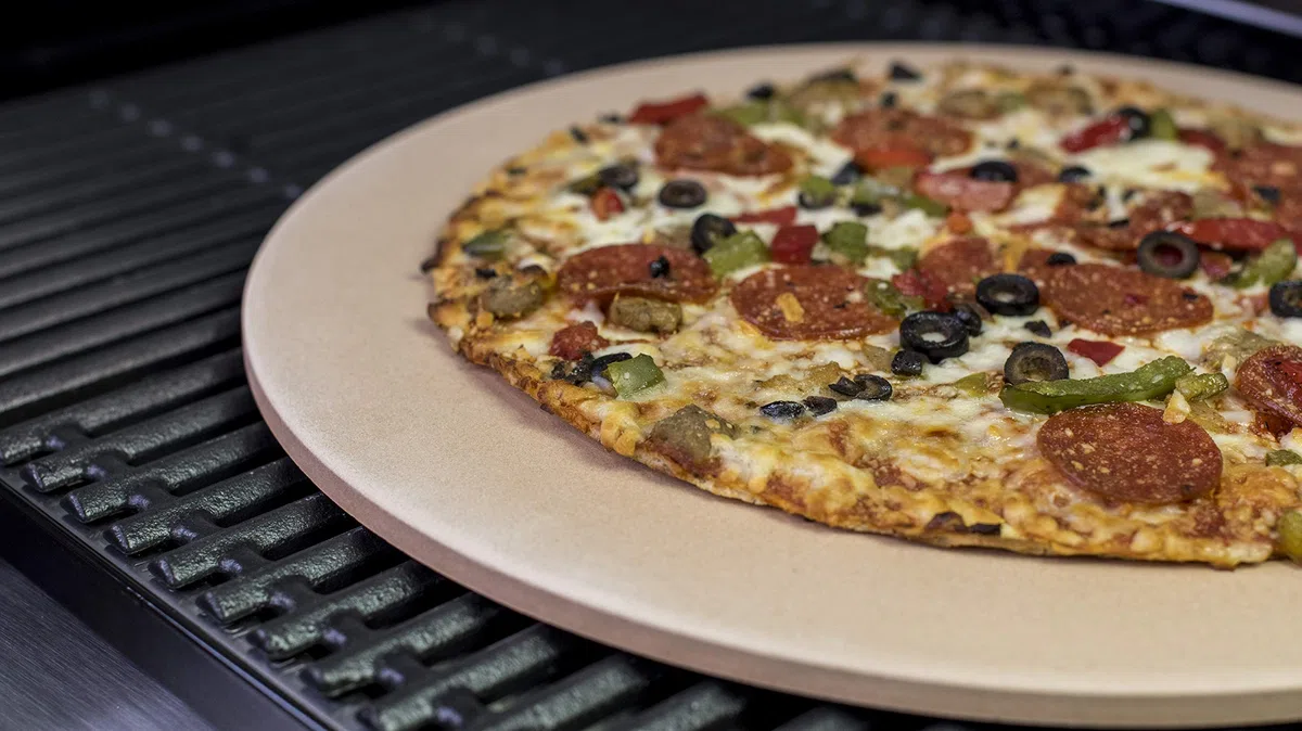 Char-Broil - Plato de Piedra para Pizza
