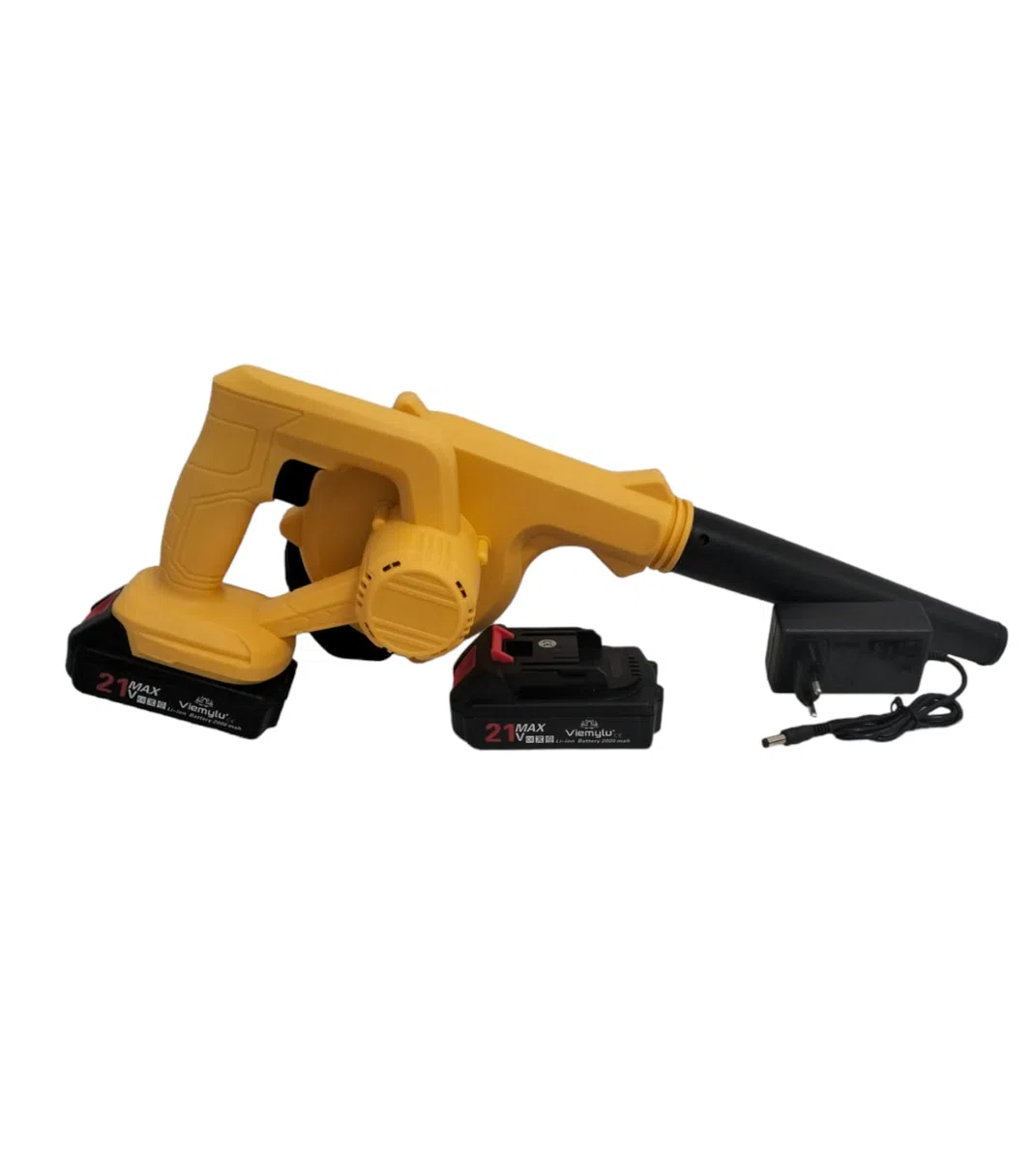 Soplador de aire para hojas, potente con 2 baterías de 3 amperios potencia 1500 w