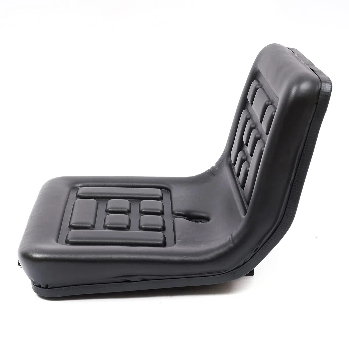 Asientos de tractor cuero PU grueso, asiento tractor cortacésped Con un orificio de escape, Asiento de tractor universal Equipado con rieles deslizantes Asiento de tractor impermeable placa de hierro