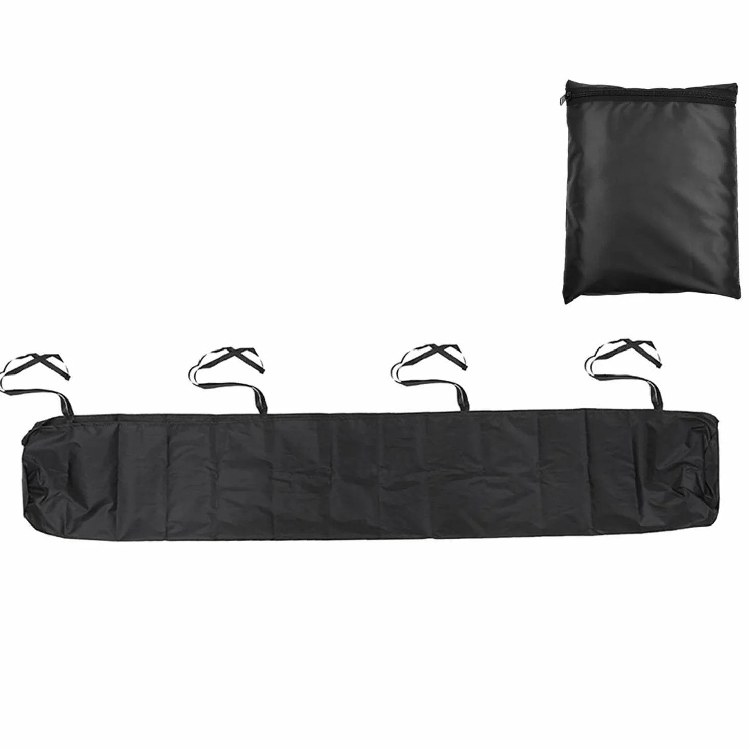 6M Cubierta de toldo Oxford 420D para toldos, para invierno, impermeable, almacenamiento para toldos, con bolsa de almacenamiento, color negro, 6 m
