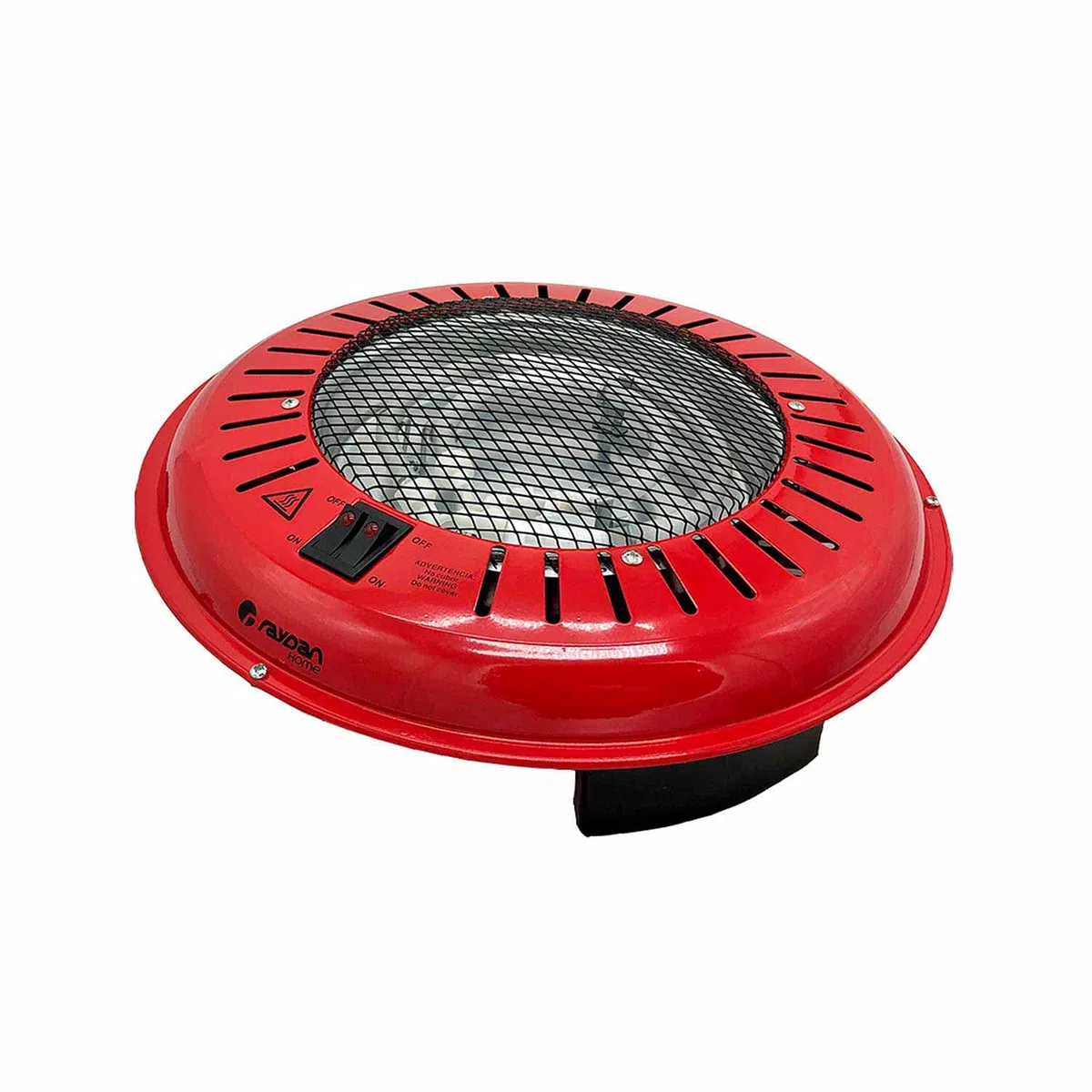 RAYDAN Home Brasero Eléctrico, Rojo, 800W, One Size