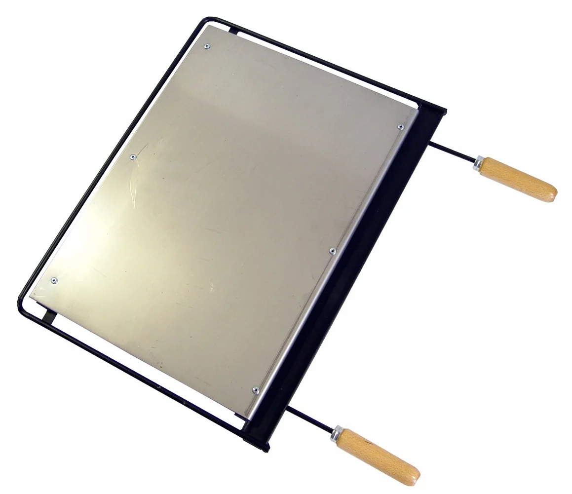 Imex El Zorro – Plancha Barbacoa Hierro | 60x41 cm | Hierro Grueso de Alta Resistencia con Superficie Antiadherente Natural | Ideal para Carnes, Pescados y Verduras a la Brasa