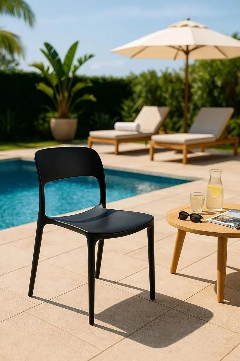 Regalos Miguel - Sillas Jardín - Silla Inis - Negro