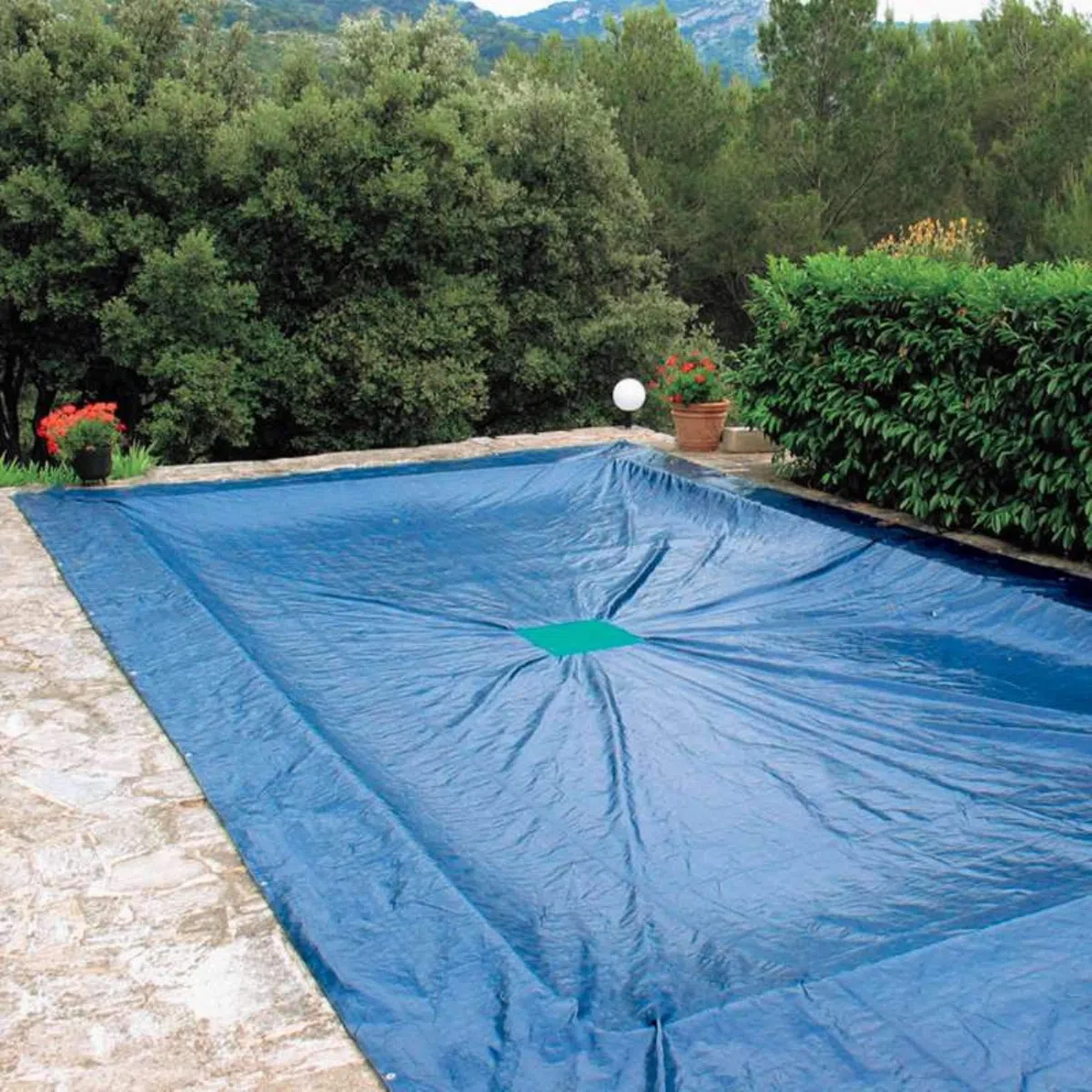 WERKA PRO Cubierta Protectora 140g/m2 para Piscina Rectangular 5 x 9 m
