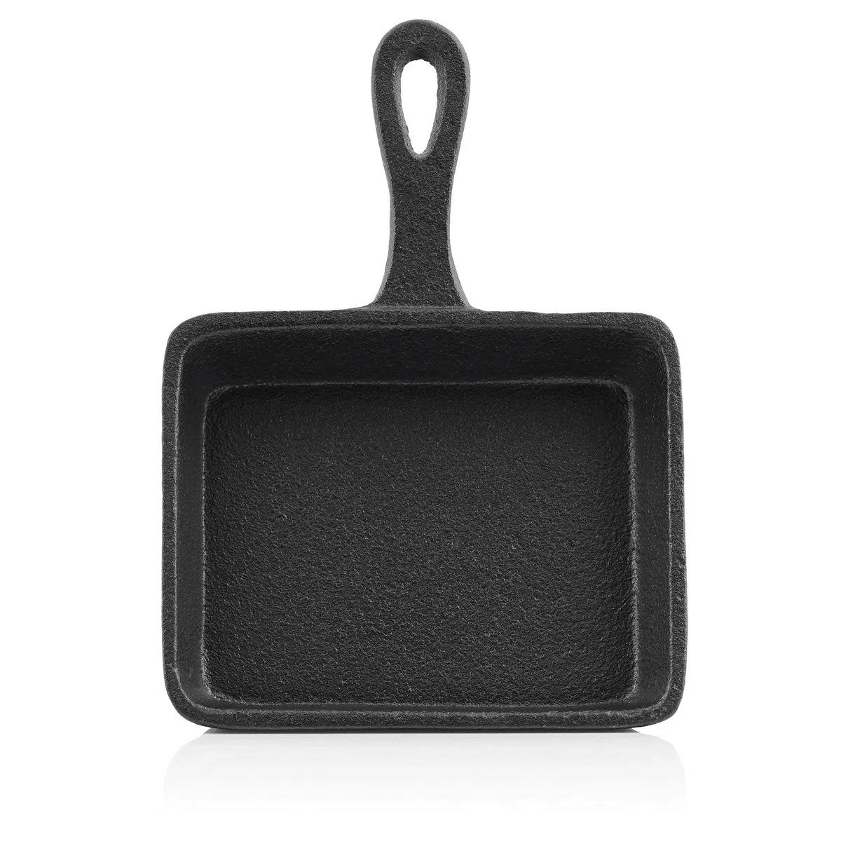 BBQ-TORO Sartenes de Hierro Fundido para Raclette | 6 Piezas | 12,5 x 18 cm | Curadas - pre-Seasoned | Sartenes para Servir, Sartén para Barbacoa