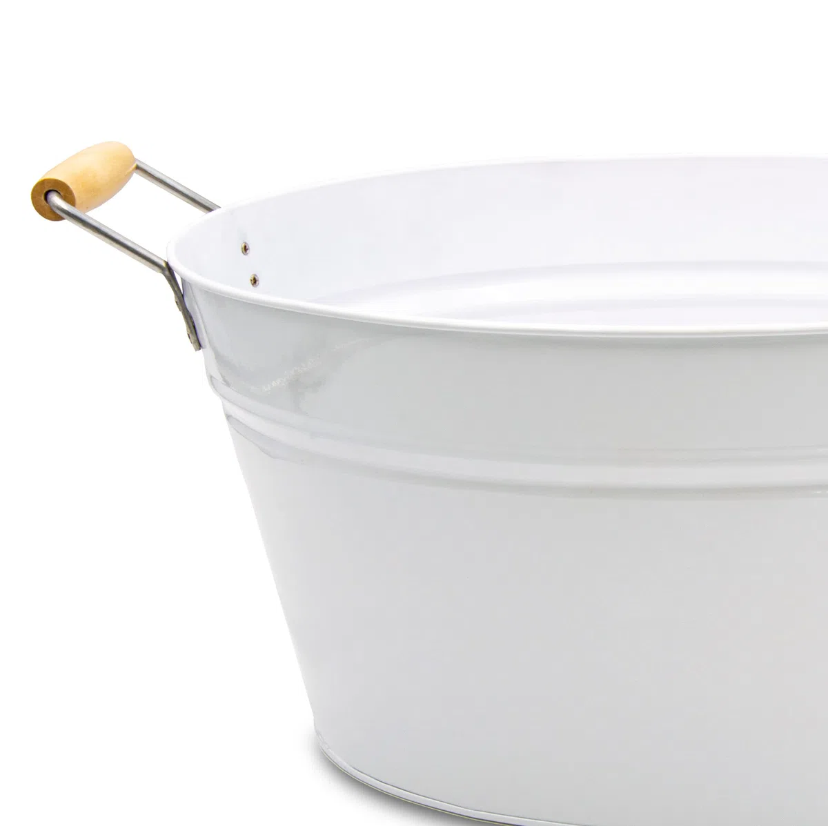 Bañera blanca – Cuenco para plantar – Jardín decorativo exterior – Bañera de agua Mini estanque Balcón Decoración