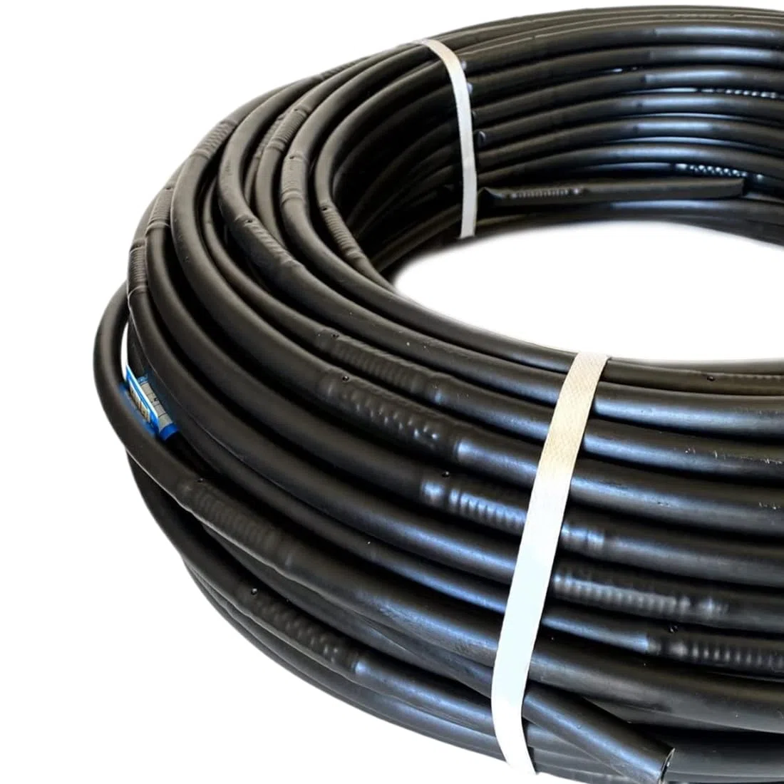 Tubería 16mm con goteros autocompensantes | Tubería de goteo cada 50cm [100 Metros] Riego por goteo | Tubería riego Negra