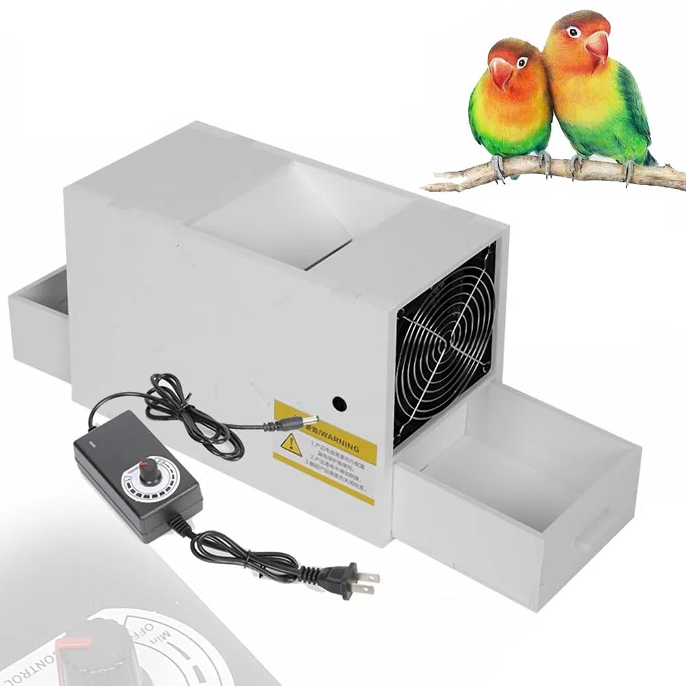 Máquina limpiadora de semillas para pájaros, divisor de cáscara soplada con ventilador de velocidad ajustable, separador de granos de acero inoxidable para mijo, granos varios, semillas de melón